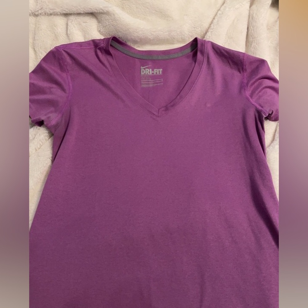 Nike dri-fit shirt, size medium, purple
